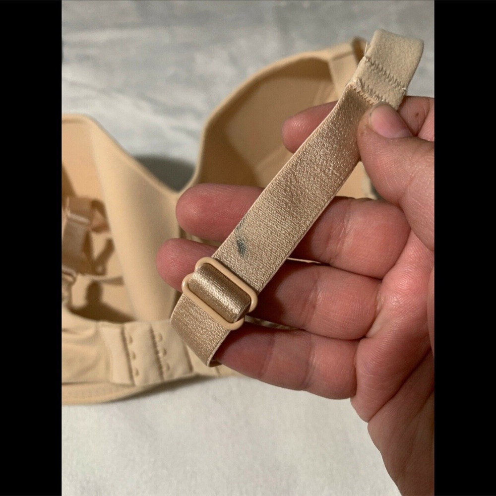 $65 Wacoal How Perfect No-Wire Contour‎ Bra in Nude [SZ 34DDD US ] - Picture 9 of 15